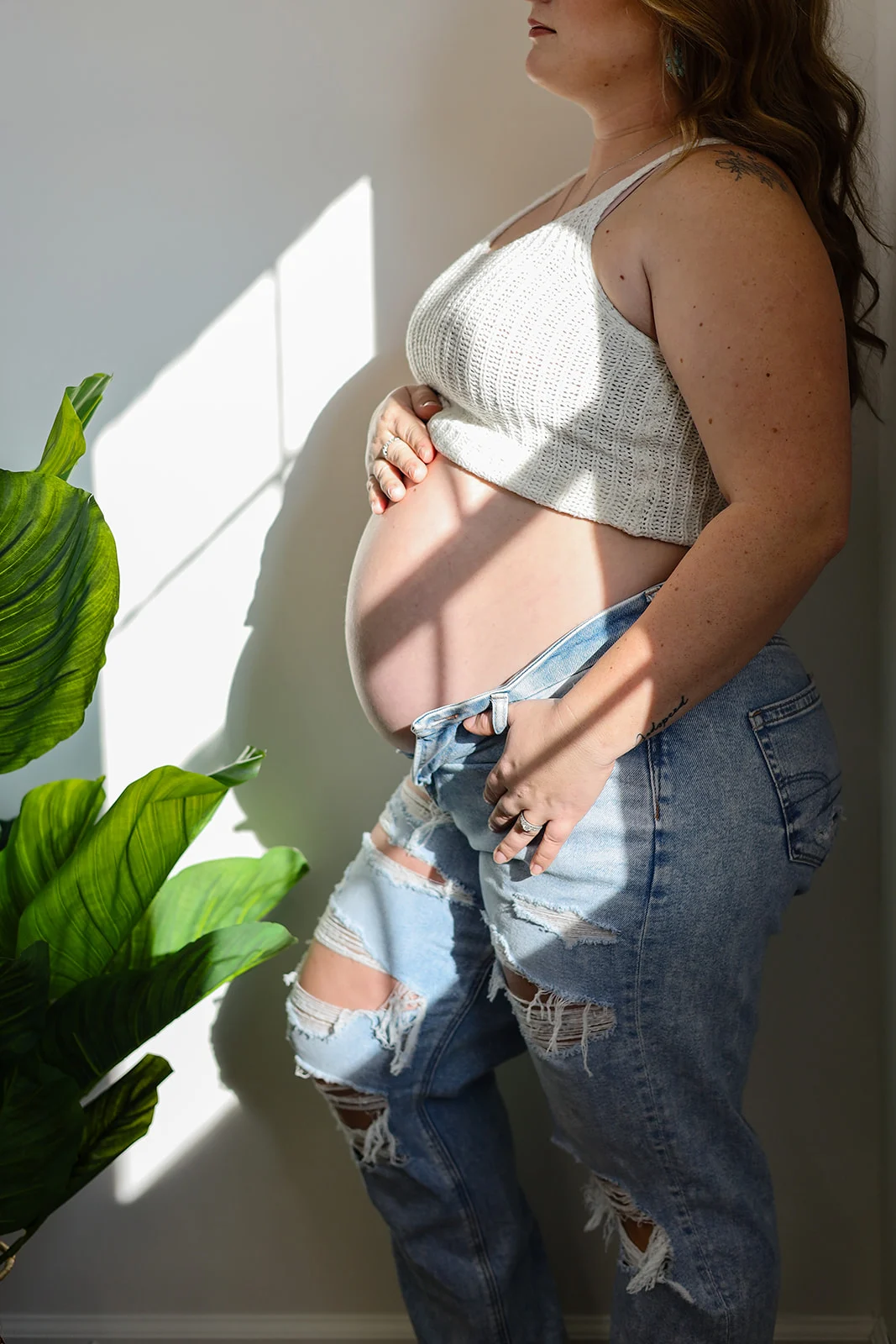 In Studio maternity photo delta ohio